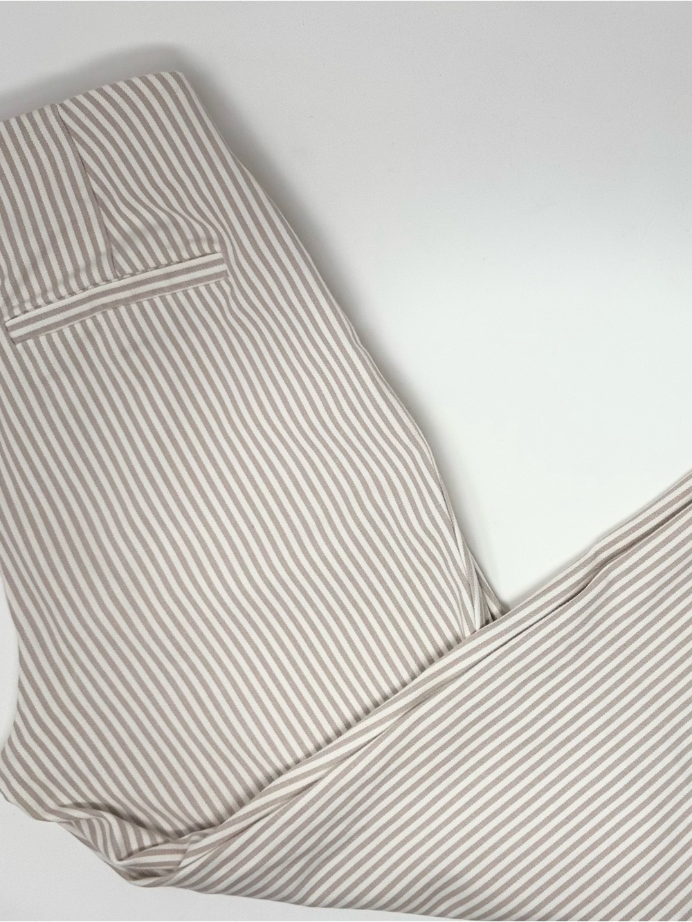 A New Day Striped Beige Dress Pants